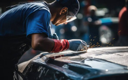 Garage auto spécialisé dans la peinture de voiture